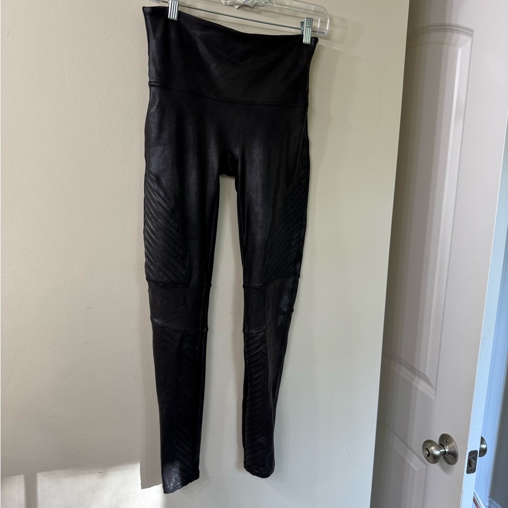 Spanx moto leggings